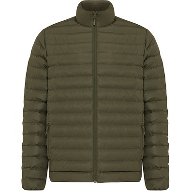 IQONIQ Maiko Herren Steppjacke aus recyceltem Polyester, khaki, S