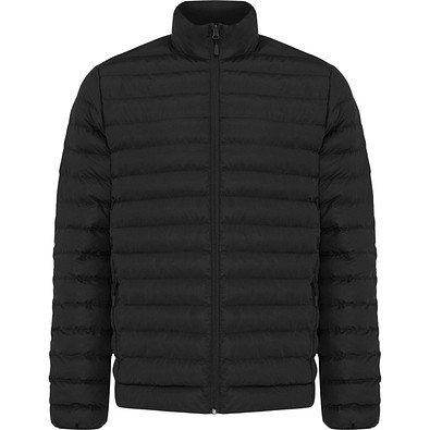 IQONIQ Maiko Herren Steppjacke aus recyceltem Polyester, schwarz, S