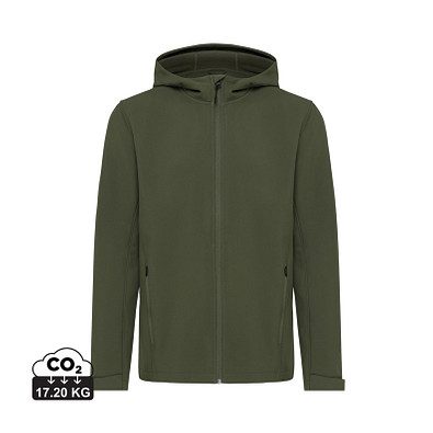 Iqoniq Makalu Herren Softshelljacke aus recyceltem Polyester, khaki, M