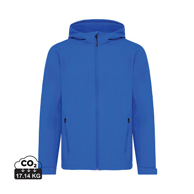 Iqoniq Makalu Herren Softshelljacke aus recyceltem Polyester, Königsblau, M