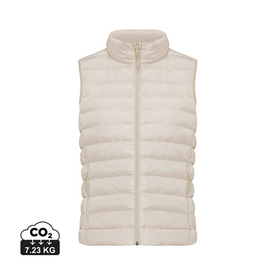 Iqoniq Meru Damen Bodywarmer aus recyceltem Polyester, beige, XL