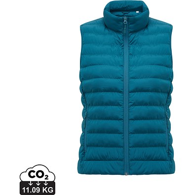 IQONIQ Meru Damen Bodywarmer aus recyceltem Polyester, dark teal, XL