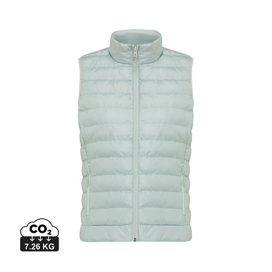 Iqoniq Meru Damen Bodywarmer aus recyceltem Polyester, Iceberg green, XL
