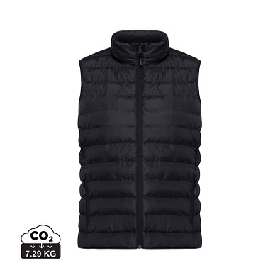 Iqoniq Meru Damen Bodywarmer aus recyceltem Polyester, schwarz, M
