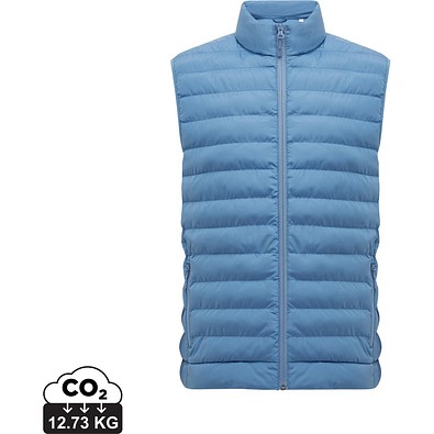 IQONIQ Meru Herren Bodywarmer aus recyceltem Polyester, moon blue, L