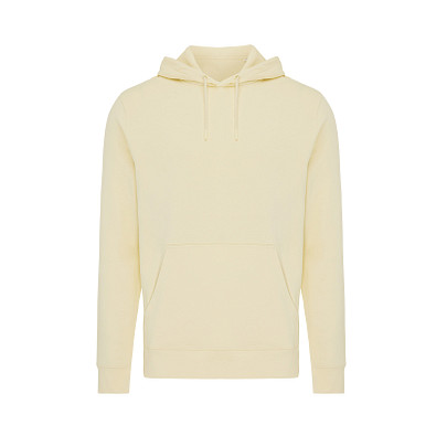 Iqoniq Rila Lightweight Hoodie aus recycelter Baumwolle, cream yellow, XL