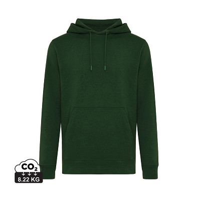 Iqoniq Rila Lightweight Hoodie aus recycelter Baumwolle, forest green, S
