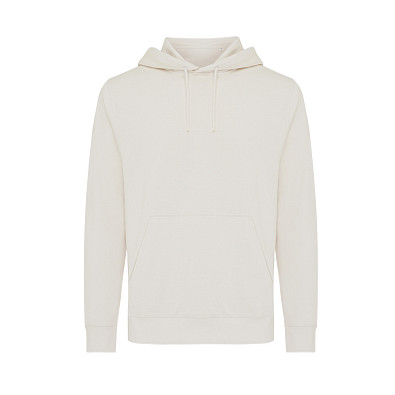 Iqoniq Rila Lightweight Hoodie aus recycelter Baumwolle, ivory white, S