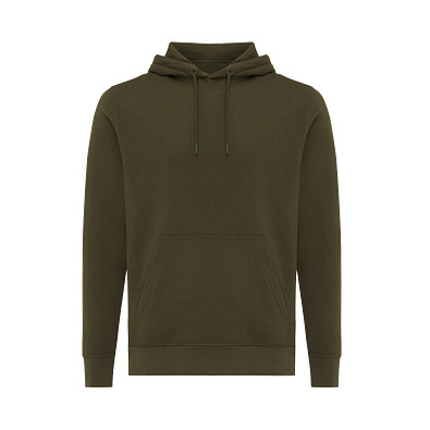 Iqoniq Rila Lightweight Hoodie aus recycelter Baumwolle, khaki, XL
