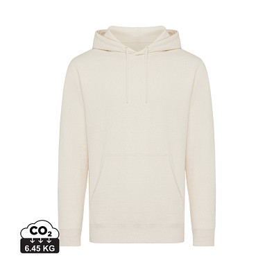Iqoniq Rila Lightweight Hoodie aus recycelter Baumwolle, natural raw, M