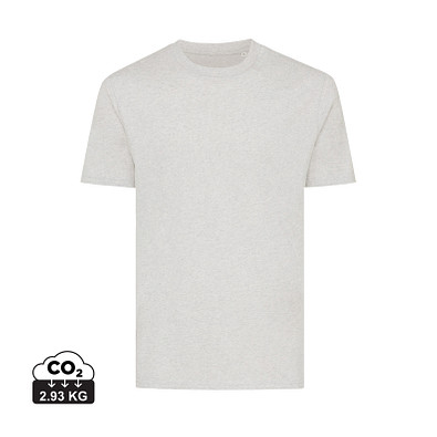 Iqoniq Sierra Lightweight T-Shirt aus recycelter Baumwolle, ungefärbte helles Grau, L