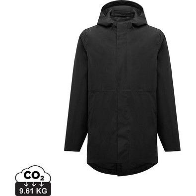 IQONIQ Thelon Parka aus recyceltem Polyester, schwarz, L