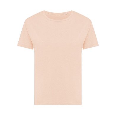 Iqoniq Yala Damen T-Shirt aus recycelter Baumwolle, peach nectar, M
