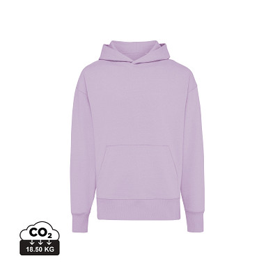 Iqoniq Yoho Relax-Hoodie aus recycelter Baumwolle, lavender, XXL