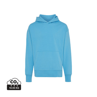 Iqoniq Yoho Relax-Hoodie, ruhiges blau, XXL