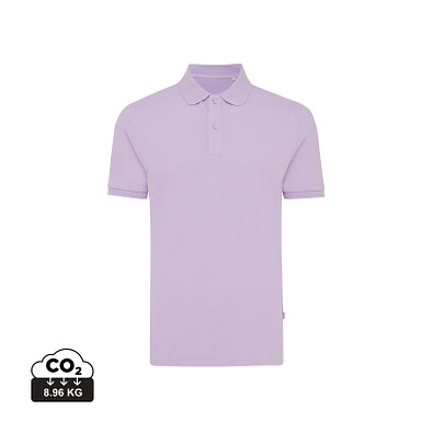 Iqoniq Yosemite Piqué-Poloshirt aus recycelter Baumwolle, lavender, M