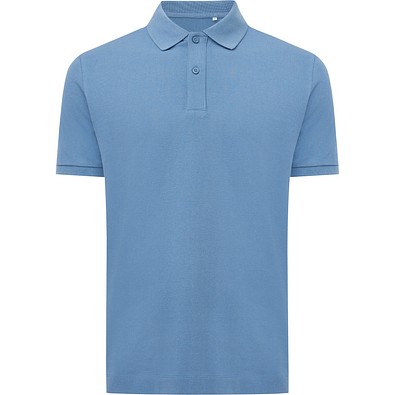 IQONIQ Yosemite Piqué-Poloshirt aus recycelter Baumwolle, moon blue, S