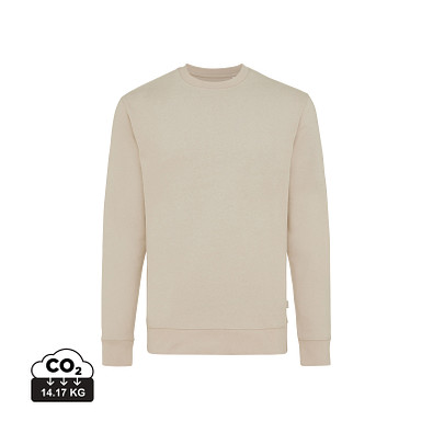 Iqoniq Zion Rundhals-Sweater aus recycelter Baumwolle, desert, S