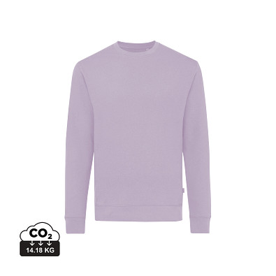 Iqoniq Zion Rundhals-Sweater aus recycelter Baumwolle, lavender, XS