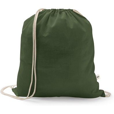 ISTANBUL. Rucksack aus recycelter Baumwolle (70%), Polyester (30% rPET) (150 g/m²), Khaki
