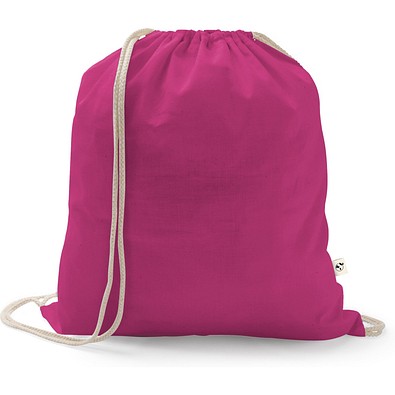 ISTANBUL. Rucksack aus recycelter Baumwolle (70%), Polyester (30% rPET) (150 g/m²), Rosa