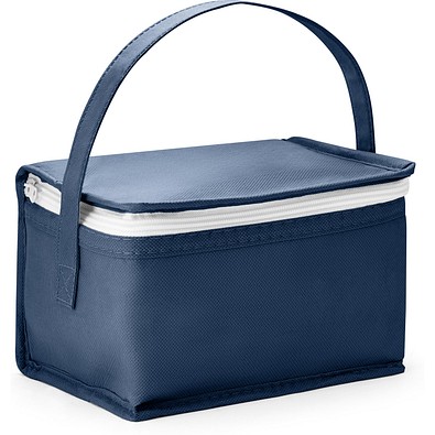 IZMIR. Kühltasche 3l aus Vliesstoff (80 g/m²), Blau