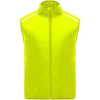 Jannu leichte Laufweste Unisex, Fluor Yellow, XS