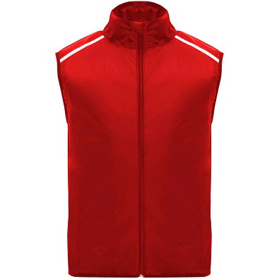 Jannu leichte Laufweste Unisex, rot, XS