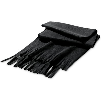 JASON. Schal aus Fleece (200g/m²), Schwarz