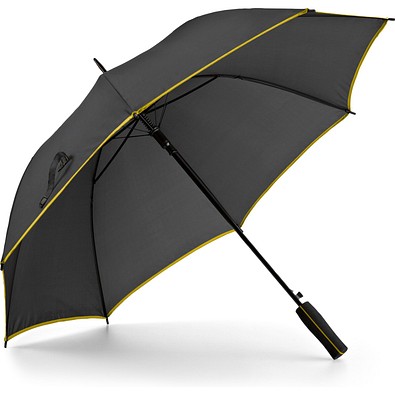 JENNA. Regenschirm aus 190T-Polyester mit automatischer Öffnung, Gelb