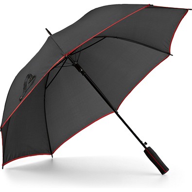 JENNA. Regenschirm aus 190T-Polyester mit automatischer Öffnung, Rot