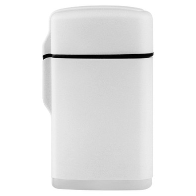 Jet-Flame Feuerzeug Rubber, weiß