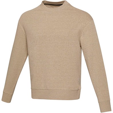Jet Unisex Aware™ Pullover mit Rundhalsausschnitt aus recyceltem Material, Oatmeal, XXL
