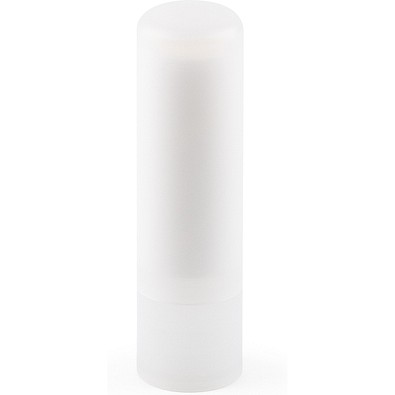 JOLIE VEGAN. Veganer Lippenbalsam aus recyceltem ABS (100% rABS) und PP, mit Vanille-Aroma, Weiß