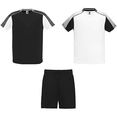 Juve Sport-Set für Kinder, weiß/schwarz, 12