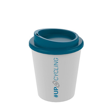 Kaffeebecher Premium, small upcycling, weiß