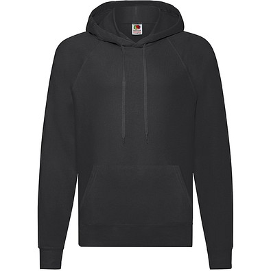 Kapuzen-Sweatshirt Lightweight Hooded S Unisex, XXL, SCHWARZ