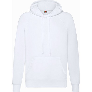 Kapuzen-Sweatshirt Lightweight Hooded S Unisex, XXL, WEISS