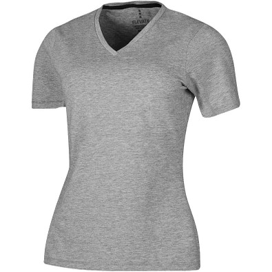 ELEVATE Damen Öko T-Shirt Kawartha, grau meliert, L