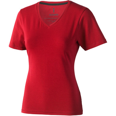 ELEVATE Damen Öko T-Shirt Kawartha, rot, XXL