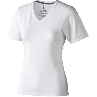 ELEVATE Damen Öko T-Shirt Kawartha, weiß, XXL