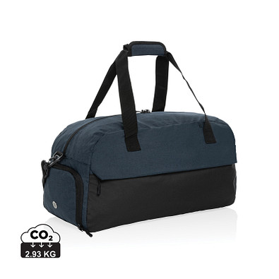 Kazu AWARE™ RPET Weekend-Duffel-Bag, blau