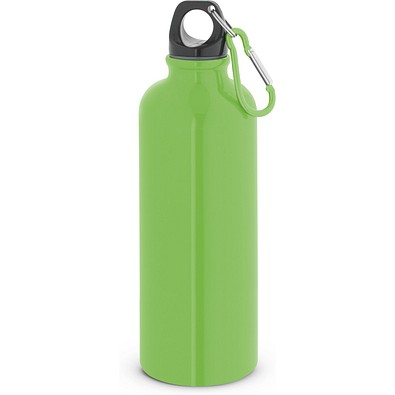 KELCE. Edelstahlflasche mit einwandiger Ausführung und Karabiner, 550 ml, Hellgrün