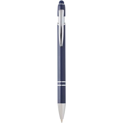 Kish Kugelschreiber mit silbernem Finish (blaue Mine), navy