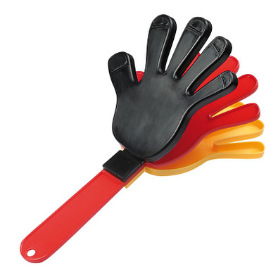 Klapper Hand Deutschland, Deutschland-Farben rechte Hand
