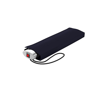 Knirps AS.050 slim manual silver handle, navy