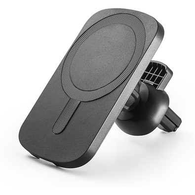 KOCH. Smartphone Halterung für das Auto mit drahtlosem magnetischem Ladegerät 15W in Recyceltes ABS (100% rABS), Schwarz