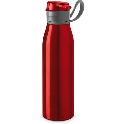 KORVER. Sportflasche aus Aluminium 650 mL, Rot
