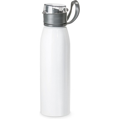 KORVER. Sportflasche aus Aluminium 650 mL, Weiß