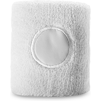 KOV. Elastische Polyester-Manschette, Weiß